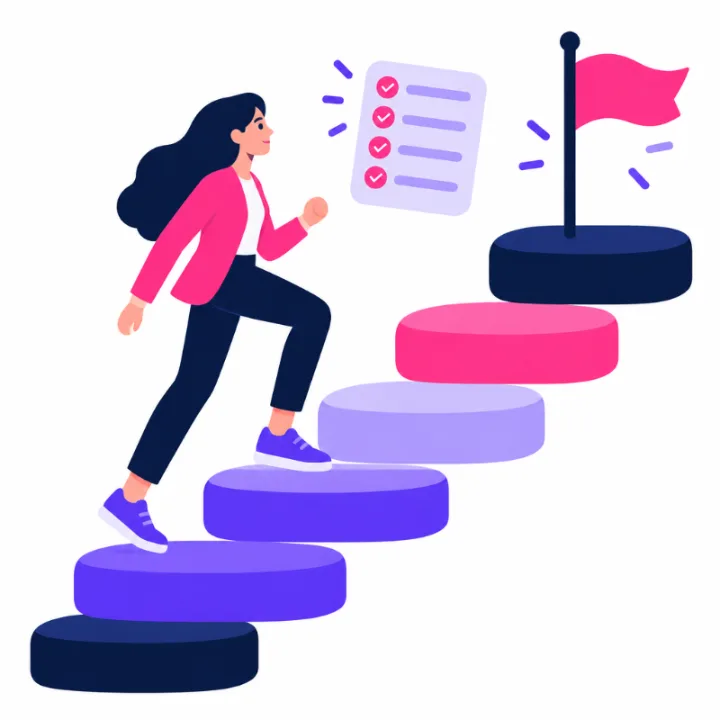 Climbing five steps to a resolution